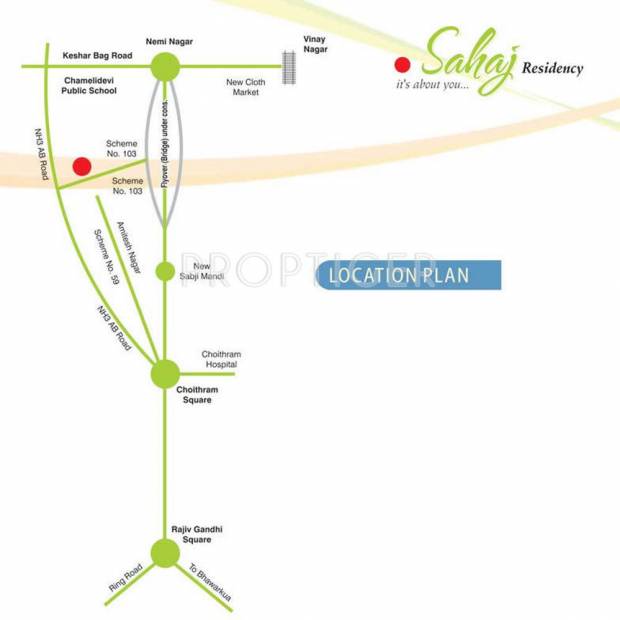  sahaj-residency Images for Location Plan of MGR Sahaj Residency