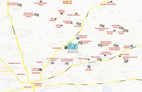 Images for Location Plan of Sobha Elan elan Images for Location Plan of Sobha Elan
