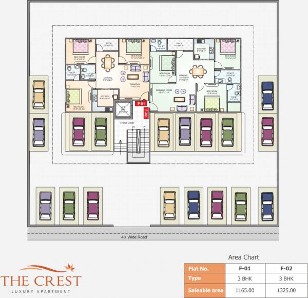 Images for Cluster Plan of Upasna The Crest