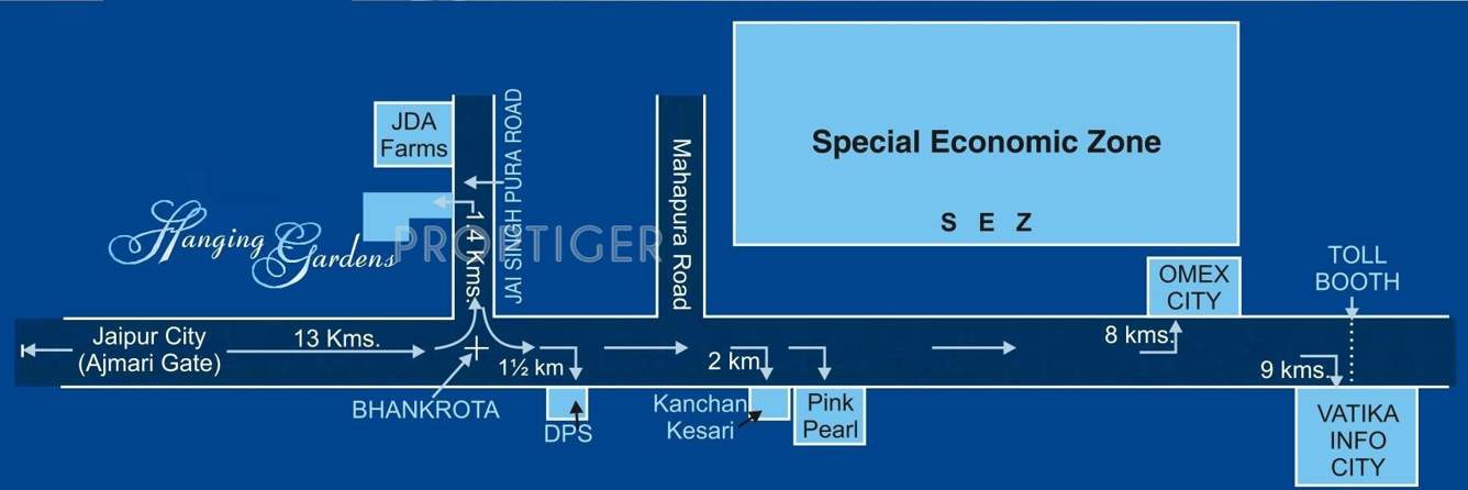  hanging garden Images for Location Plan of Anukampa Hanging Garden