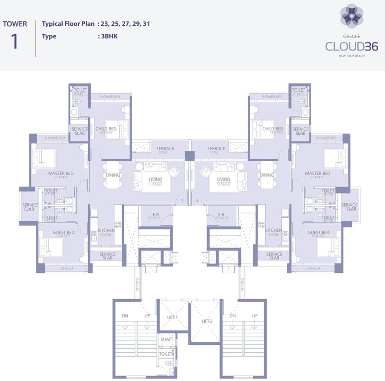 Images for Cluster Plan of GeeCee Cloud 36 Phase I
