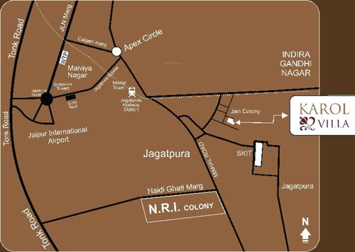  karol-villa Images for Location Plan of Unique Karol Villa