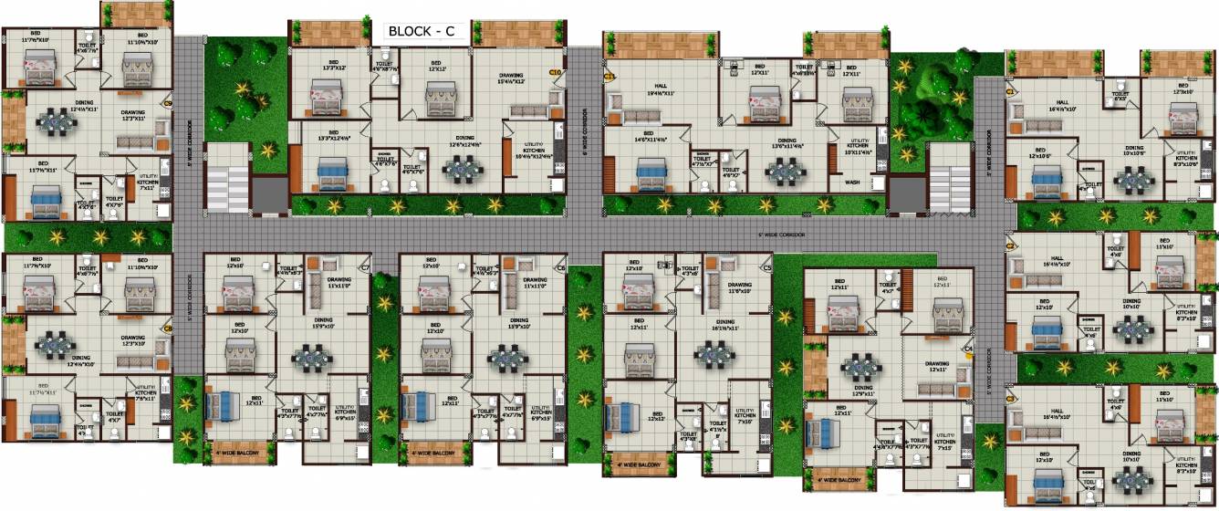 springfields Images for Cluster Plan of Sruthika Springfields