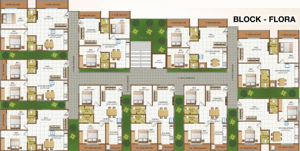  springfields Images for Cluster Plan of Sruthika Springfields