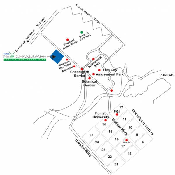 Images for Location Plan of Omaxe Chandigarh Extension Plot Images for Location Plan of Omaxe Chandigarh Extension Plot