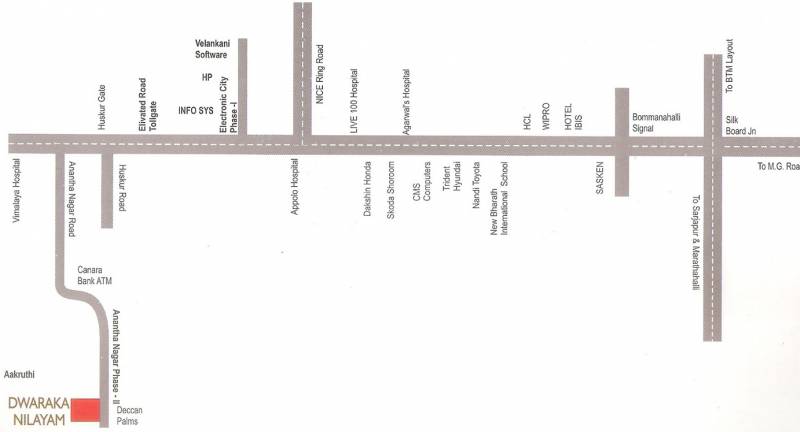 Images for Location Plan of Venetion Group Dwaraka Nilayam
