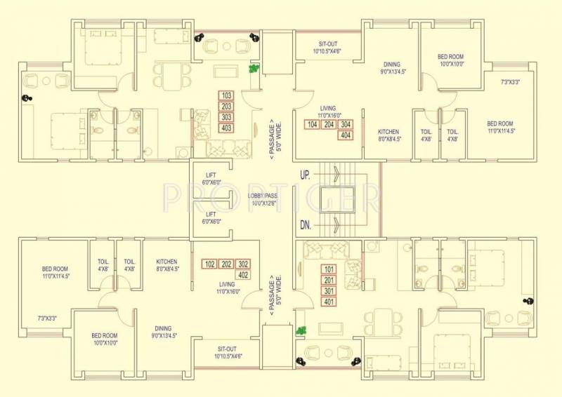  spring-meadows Block A Cluster Plan