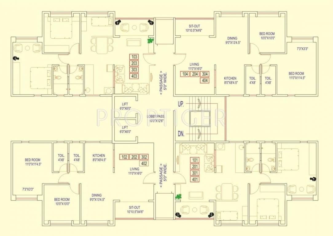 spring meadows Block A Cluster Plan
