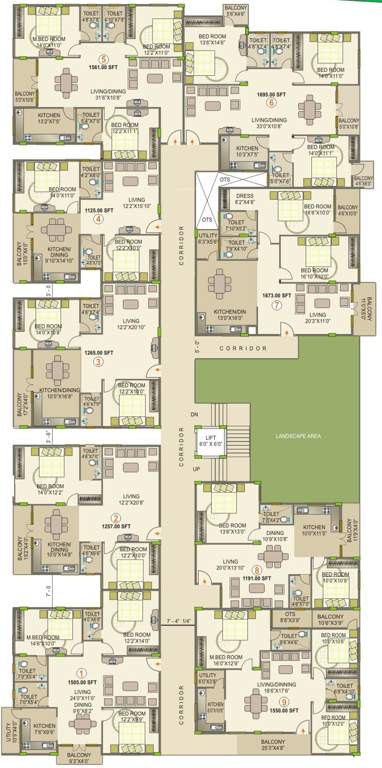  sky park Images for Cluster Plan of Sriven Sky Park