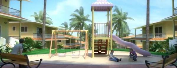 Children's play area uplands Children's play area