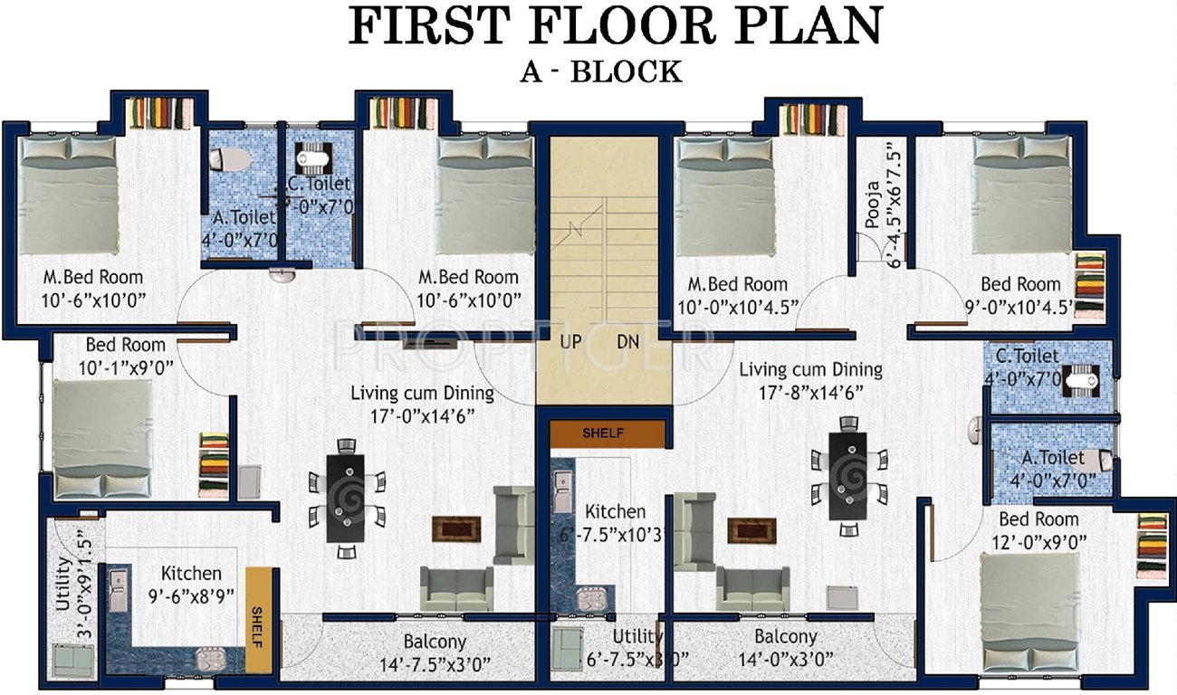 Images for Cluster Plan of Shree Seema Flats