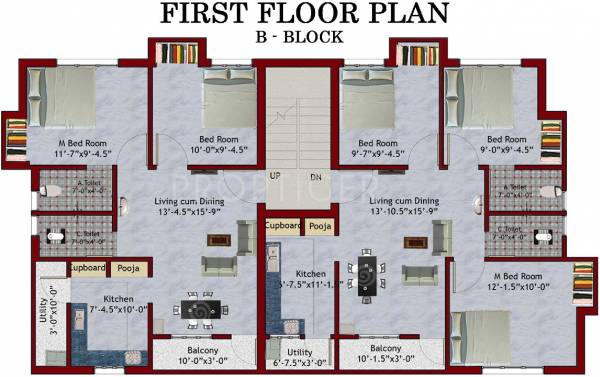 Images for Cluster Plan of Shree Seema Flats