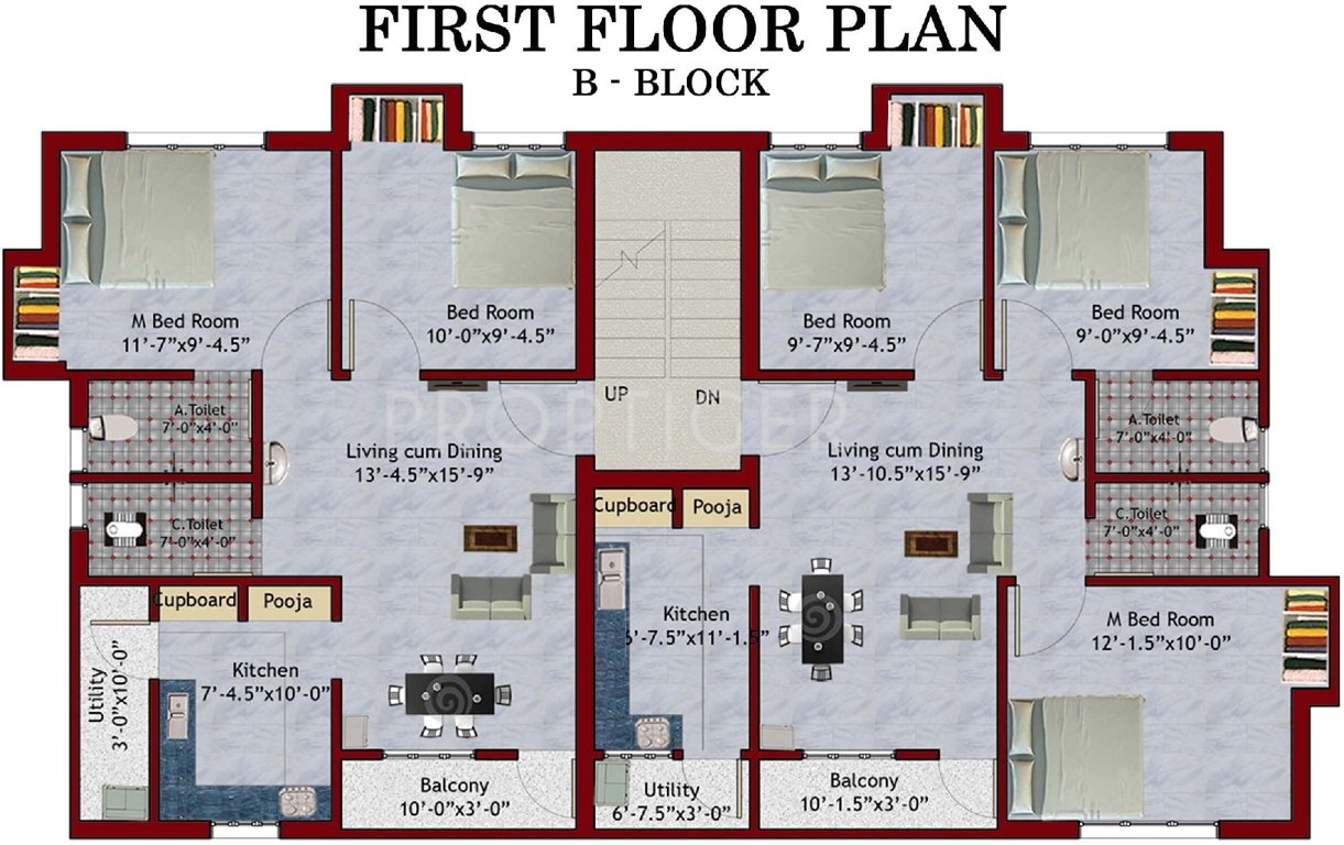 Images for Cluster Plan of Shree Seema Flats