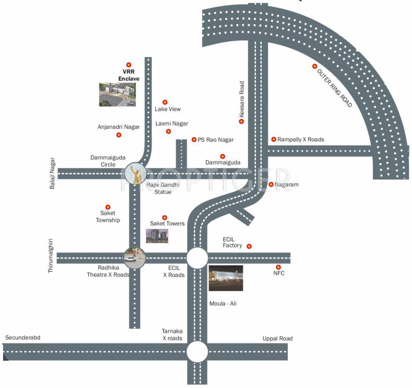 Images for Location Plan of VRR Greenpark Enclave