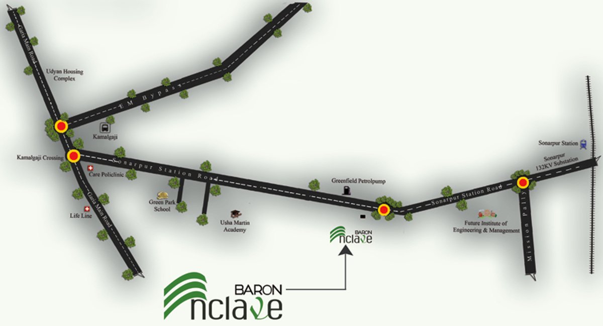  enclave Images for Location Plan of Baron Enclave