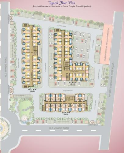 Images for Cluster Plan of Omaxe Europia europia Images for Cluster Plan of Omaxe Europia