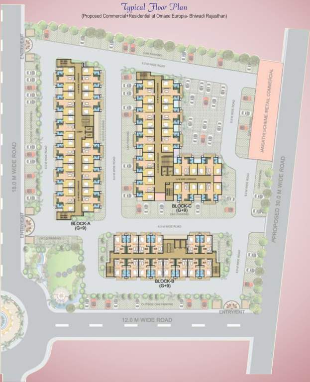 europia Images for Cluster Plan of Omaxe Europia