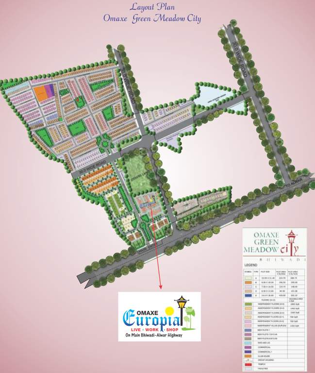 europia Images for Master Plan of Omaxe Europia