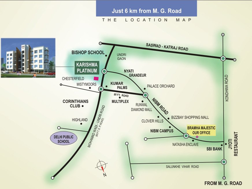  karishma platinum Location Plan
