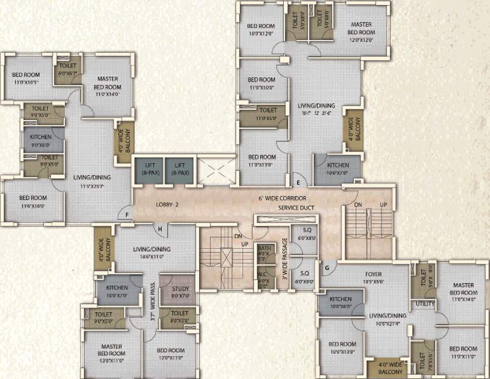 Images for Cluster Plan of Oswal Orchard County