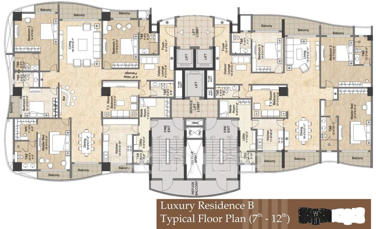Images for Cluster Plan of Phoenix City The Crest