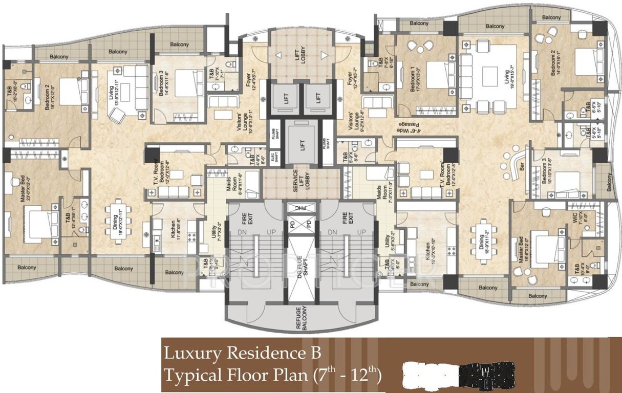Images for Cluster Plan of Phoenix City The Crest