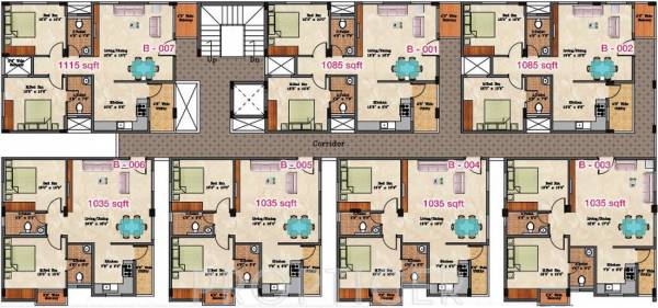 Images for Cluster Plan of Sri Pearls Images for Cluster Plan of Sri Pearls