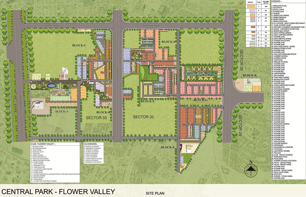 Images for Master Plan of Central Park Mikasa Plots