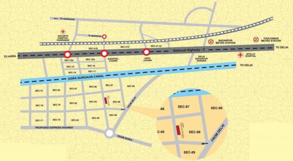 Images for Location Plan of Landmark Imperial Heights Images for Location Plan of Landmark Imperial Heights