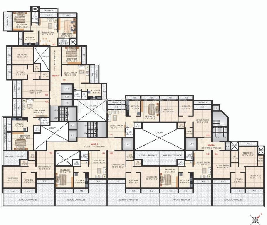 Images for Cluster Plan of Om Shivam Residency