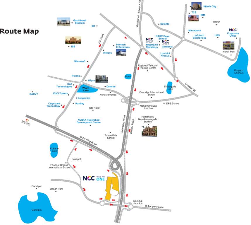 ncc urban one Images for Location Plan of NCC NCC Urban One