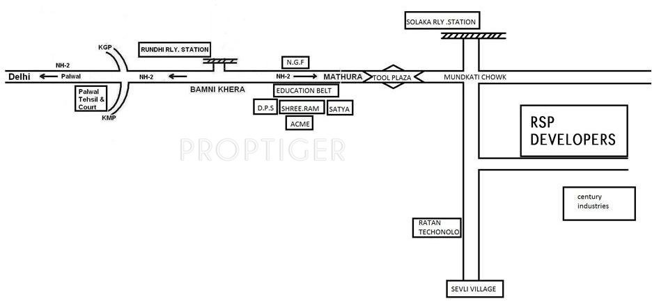Images for Location Plan of RSP Aurangabad Township Phase 1