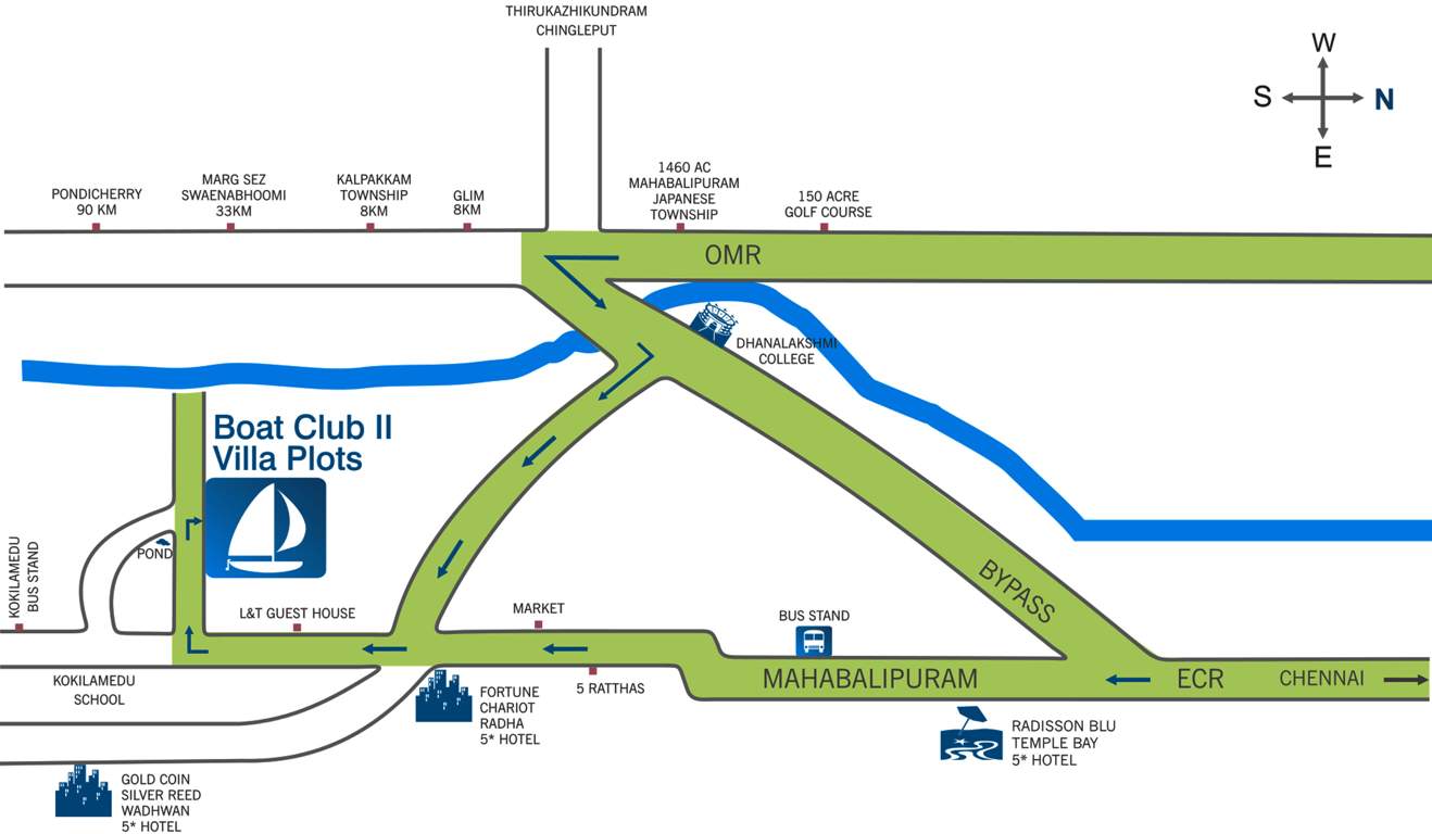 boat club ii Location Plan