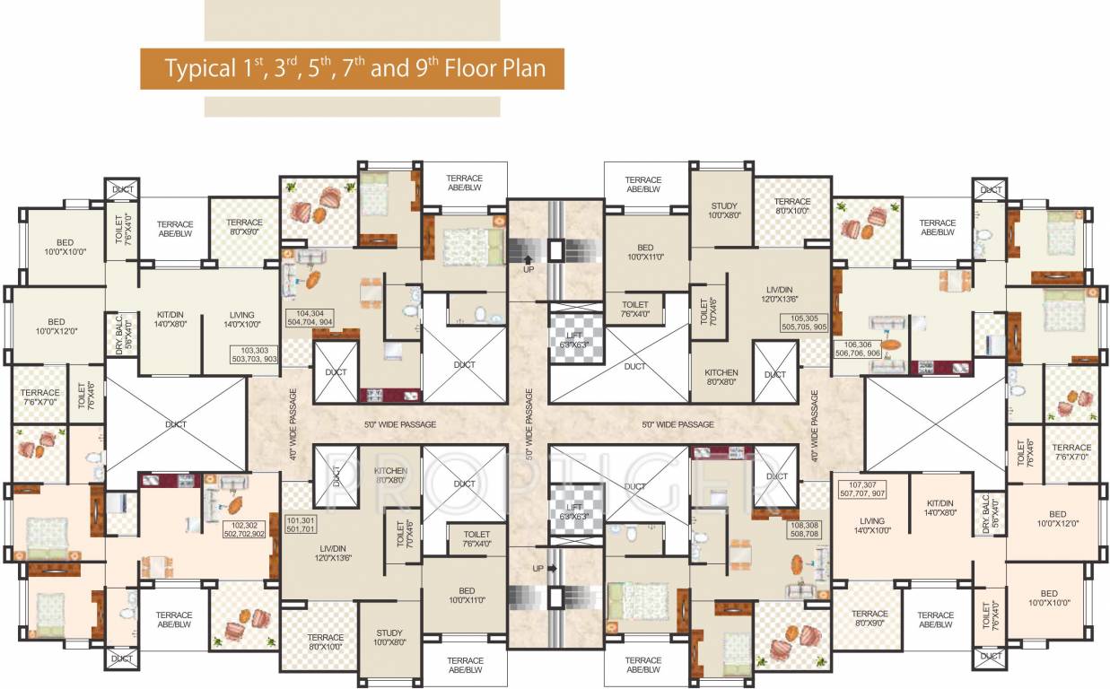 Images for Cluster Plan of Prasun Homes Loreto