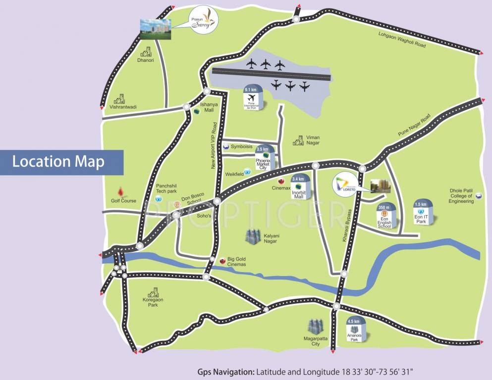 Images for Location Plan of Prasun Homes Loreto