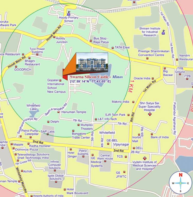  silicon castle minos Location Plan