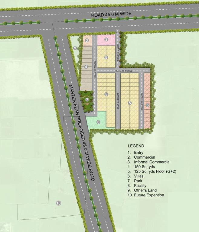 the park Images for Layout Plan of RLF The Park
