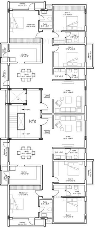 mahindra serenity Images for Cluster Plan of Kay Arr And Co Mahindra Serenity