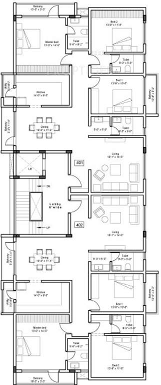 mahindra serenity Images for Cluster Plan of Kay Arr And Co Mahindra Serenity