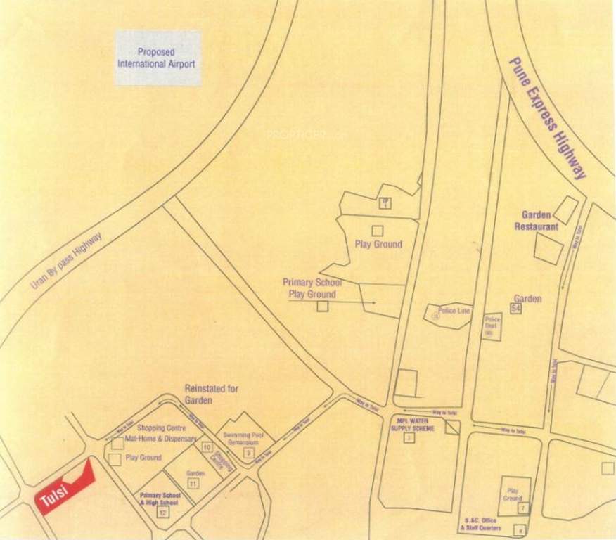  sonata Images for Location Plan of Tulsi Sonata