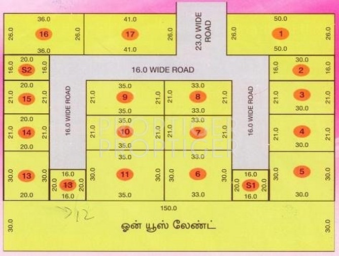 Images for Layout Plan of K Kasi Builders KKR Garden