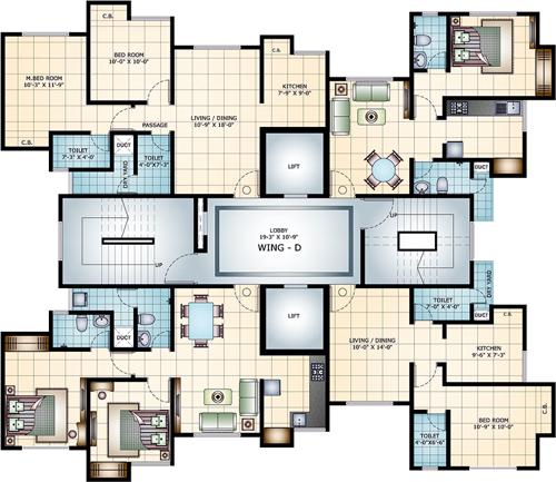  mahavir-estella-c-d Images for Cluster Plan of Damji Shamji Mahavir Estella