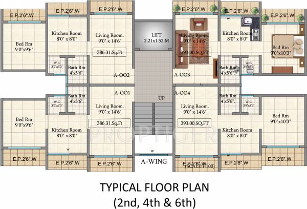 Images for Cluster Plan of GK Hill View Residency