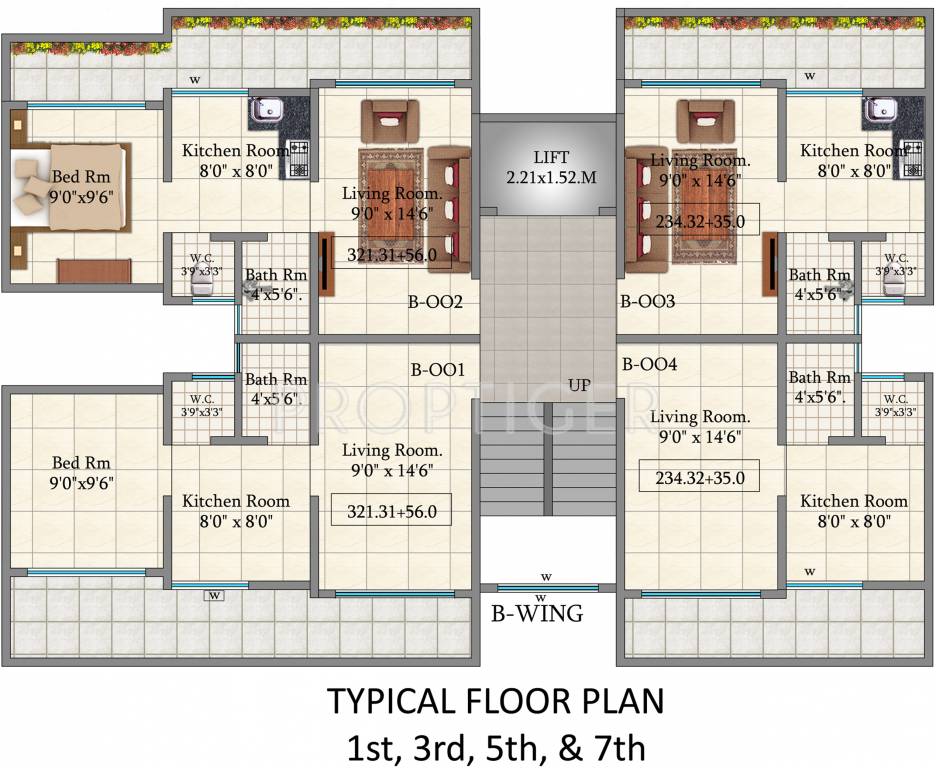 Images for Cluster Plan of GK Hill View Residency