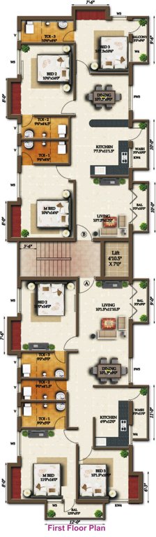 Images for Cluster Plan of India Celsian Canopy