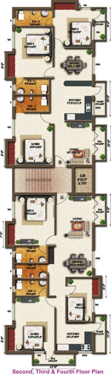 Images for Cluster Plan of India Celsian Canopy