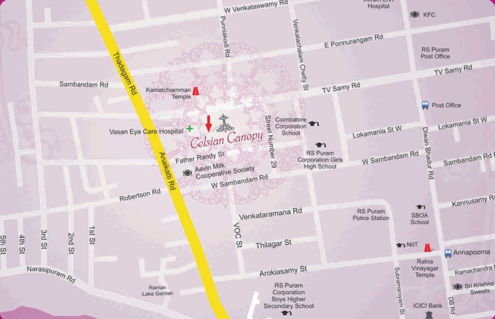 Images for Location Plan of India Celsian Canopy