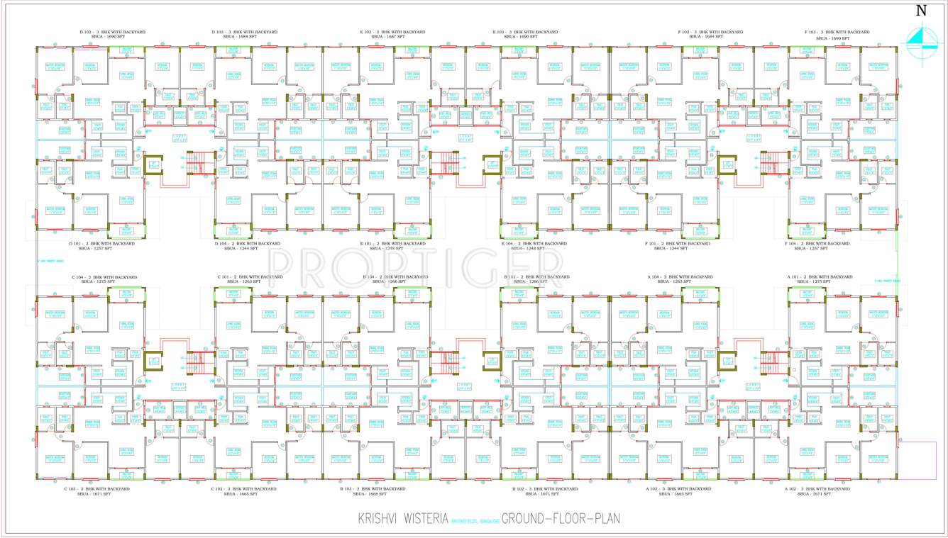 wisteria Images for Cluster Plan of Krishvi Wisteria