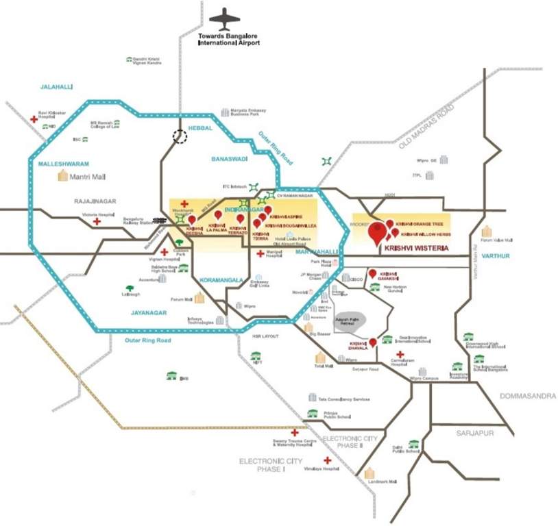 wisteria Images for Location Plan of Krishvi Wisteria