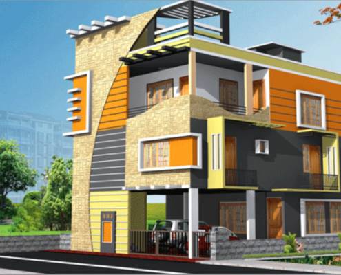 Images for Elevation of MJ Wellington Paradise Villa